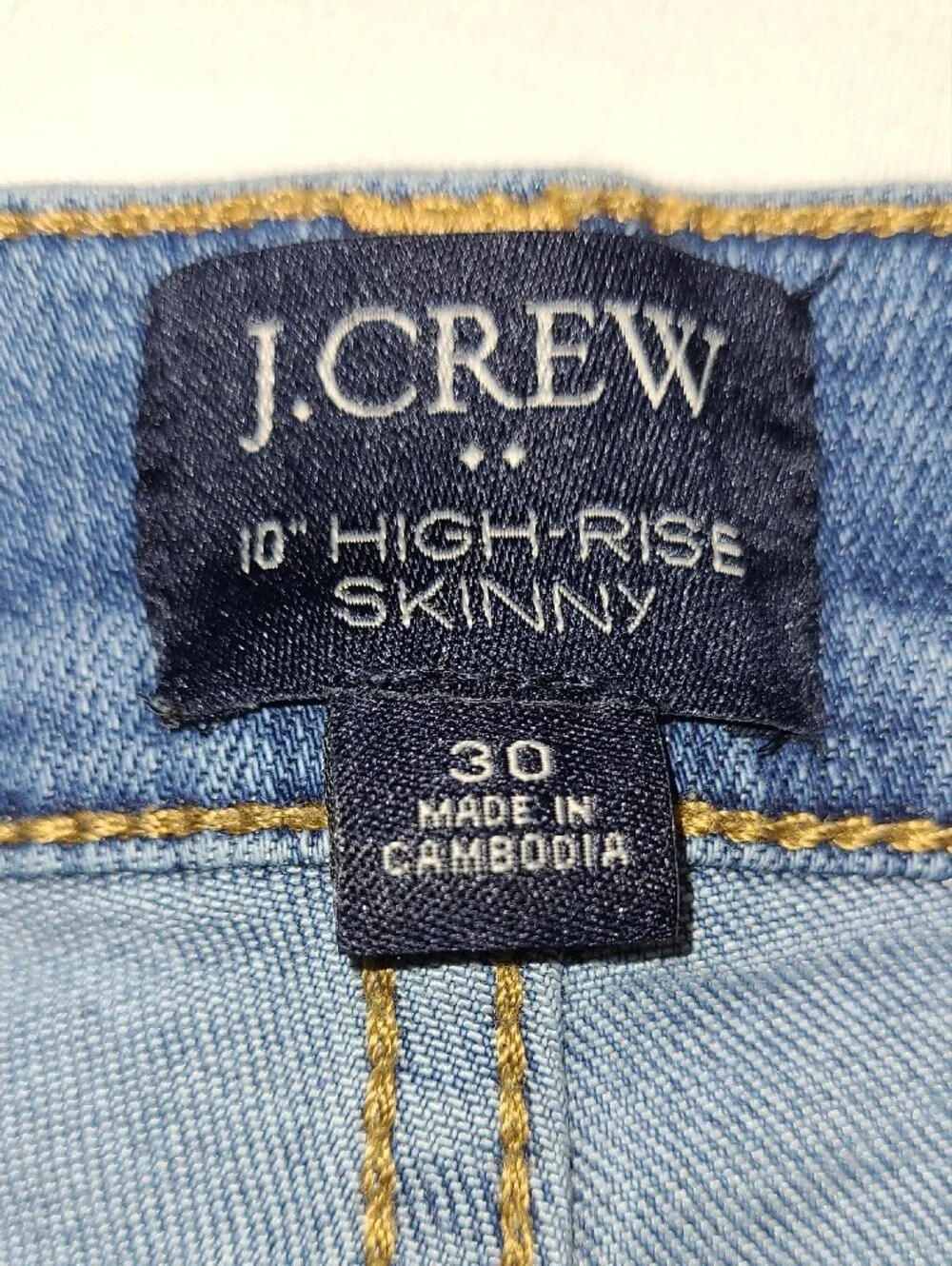 J. Crew cozy medium wash 10